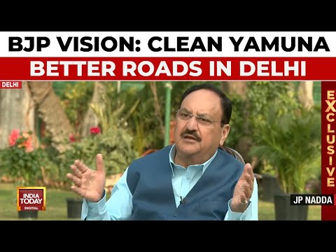 BJP Chief JP Nadda Promises Clean Yamuna, Better Infrastructure For Delhi If Elected | India Today