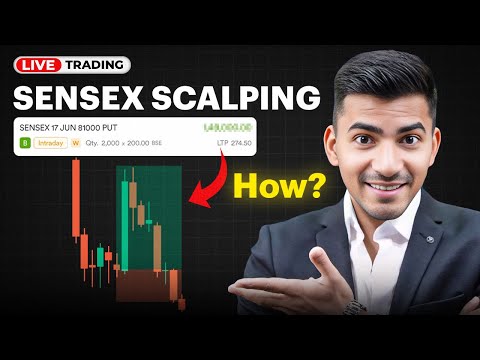 Live Option Scalping on Sensex | How I made 6Lakh+ Profit !