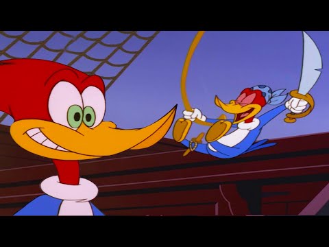 Woody Becomes a Pirate 🏴☠️ | Woody Woodpecker