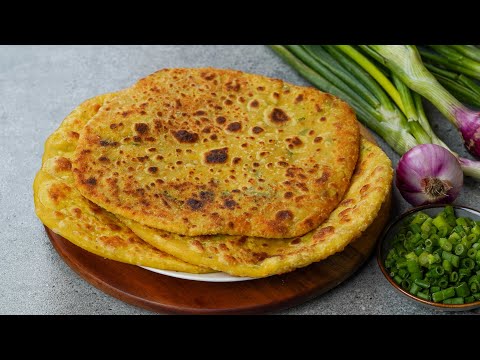 Green Onion Paratha Recipe | Winter Special Recipe | Easy Pyaaj Paratha Recipe