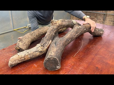 Turn Dry Tree Branches Into Unique, Priceless Furniture // The Ultimate Art Of Woodworking