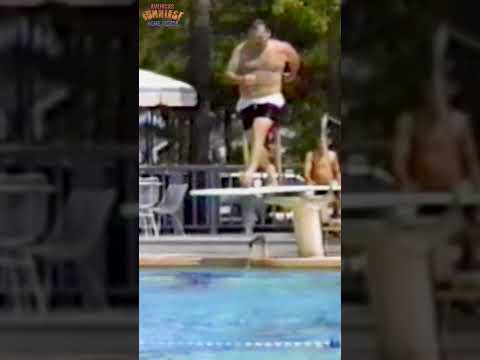 He Thought He Could Nail It 😅 #shorts #diving #fails