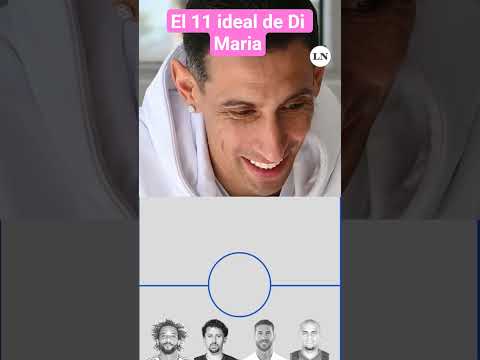 Formación ideal de Di Maria según sus compañeros de equipo #argentina #messi