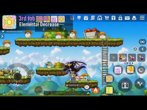 Ayumilove MapleStory M Evan 1st 2nd 3rd 4th Job Skills Preview