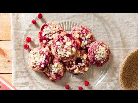 Cookies framboise et chocolat blanc