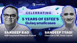 @Gulaq by Estee Advisors completes 5 years on smallcase! 🎉