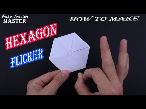 How to make a hexagonal throwing disc out of paper