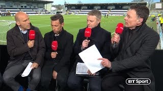 Alex Rae clashes with ‘Celtic cheerleader’ Chris Sutton over O** F*** Derby | BT Sport