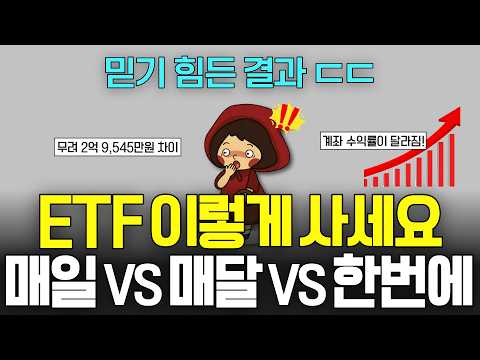<strong>ETF</strong> 적립식 <strong>투자</strong>, 이 방법으로 하면 10년 뒤 손에 쥐는 돈이 달라집니다 (ft. S&amp;P500, 나스닥100 <strong>etf</strong>)