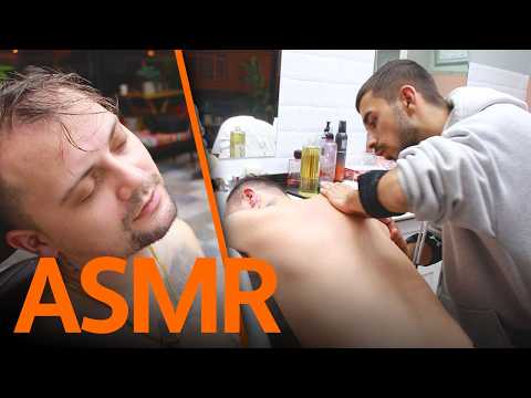 STRONG ASMR SLEEP THERAPY | ASMR Head, Back, Leg, Arm Massage In Turkish Barber Shop