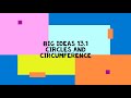 Geometry of Circles Concepts