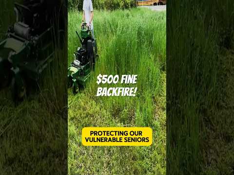 He Called The Cops On My Free Lawn Care... And It BACKFIRED! 😱 #shorts #lawncare #mowing