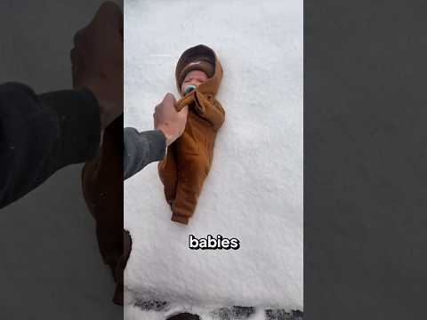 Why Babies Sleep Outside in Winter⁉️😱