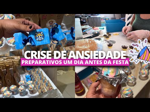 CRISE DE ANSIEDADE ANTES DO ANIVERSÁRIO | DESABAFO PRÉ FESTA