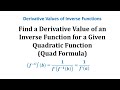 Understanding Inverse Functions and Derivatives