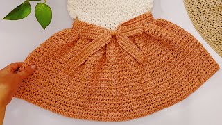 Make Money with This Easiest Crochet Dress Skirt Pattern