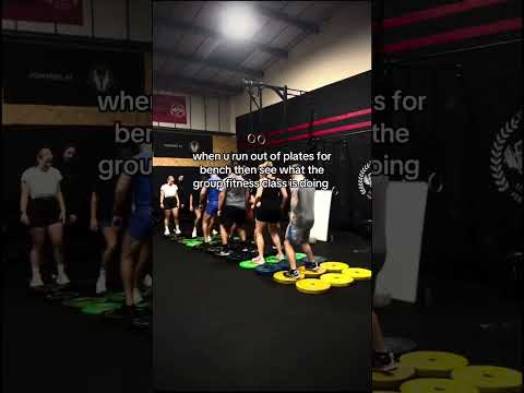 So that’s where all the 45s are.. #funny #fitness #gym #gymlife #gymhumor