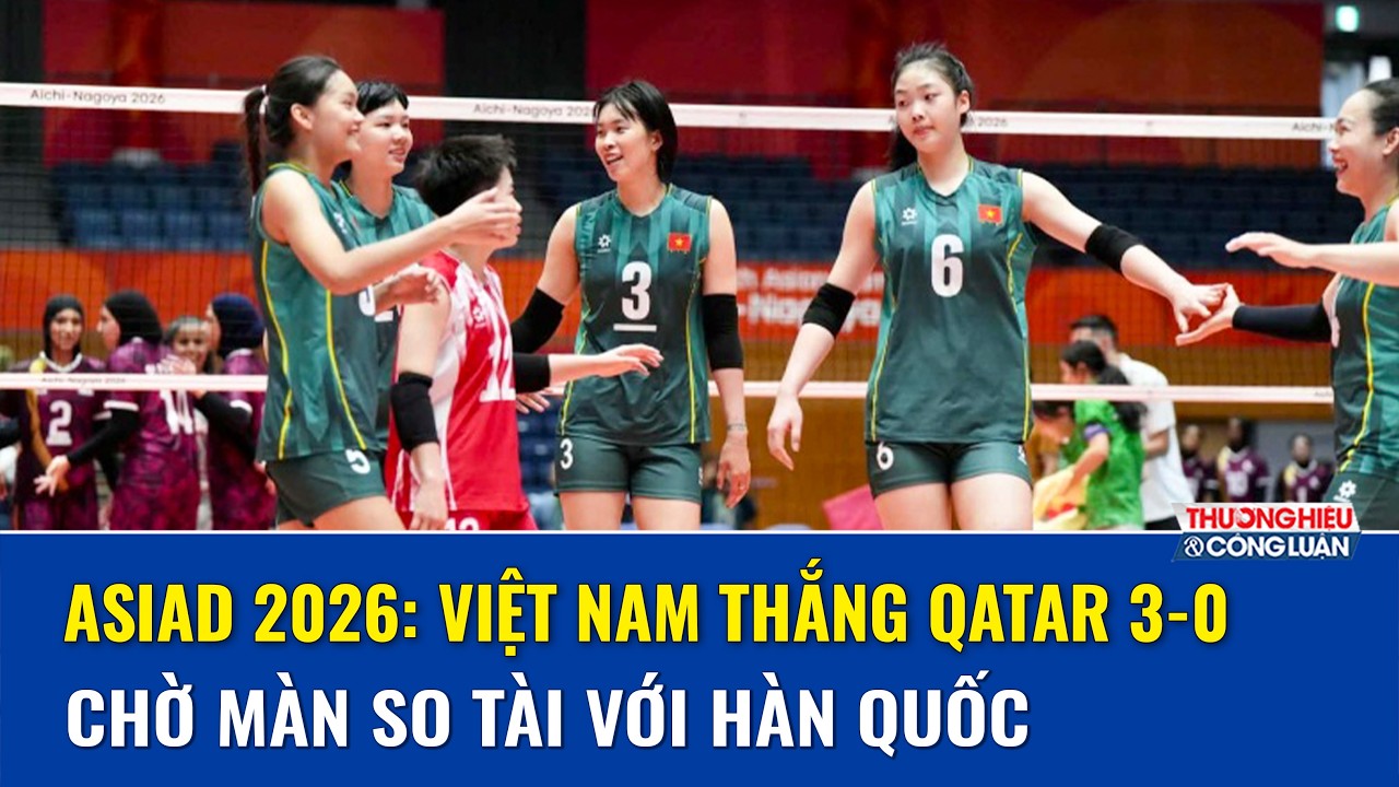 Bóng chuyền nữ Việt Nam khởi đầu như mơ, Qatar không thể tạo bất ngờ