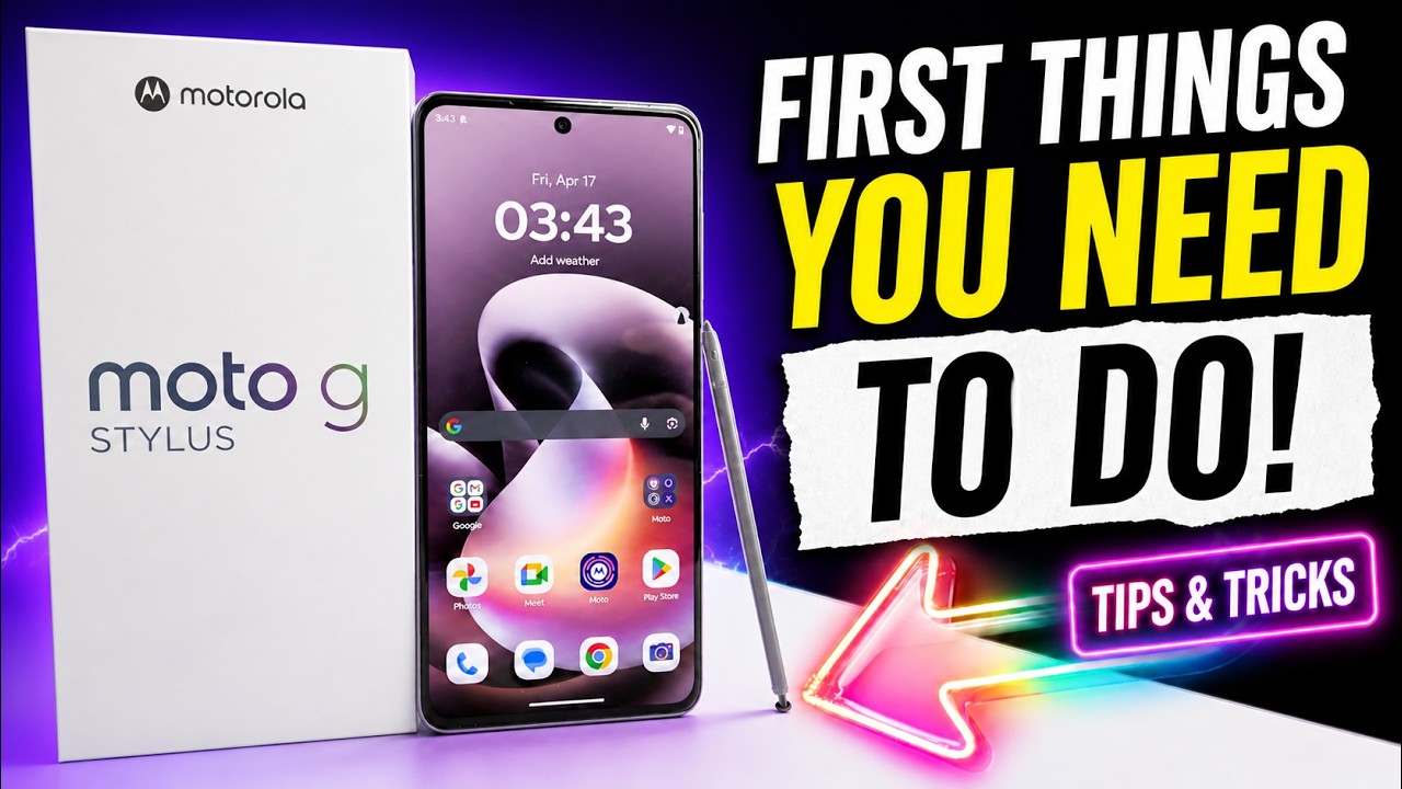 Moto G Stylus (2026) - First Things You NEED To Do! (Tips & Tricks)