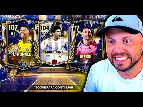 MENÇÕES HONROSAS no PACK OPEN e A VOLTA de MARADONA no fc mobile 25!