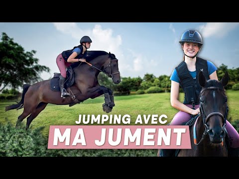 PREMIÈRE FOIS À L'OBSTACLE... 😱 (un talent caché ?) #equitation