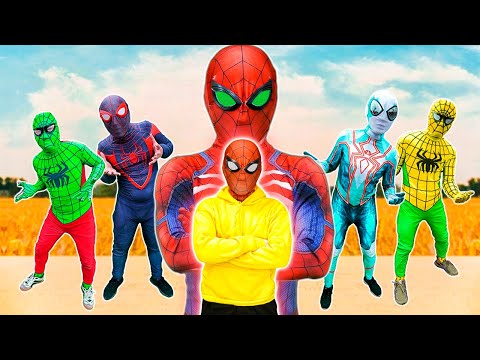 SUPERHERO's Story || Hey All Spider , Take Nerf Gun And Go To Trainning ! (Action)