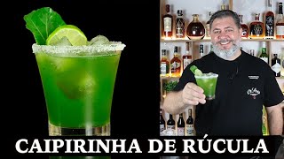 Receita de Caipirinha de Rúcula por Drinks Do Carlão #caipirinha #cachaça #drinks