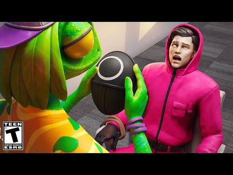 The ORIGIN STORY of A SQUID GAMES GUARD... A Fortnite Short Film