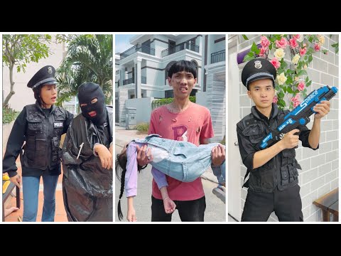 Monster Theif & Poor Little Girl - Brave Police 👧🏻👮🏻‍♂️‼️ by LNS #shorts