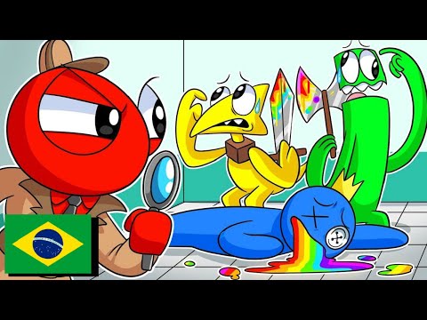 QUEM fez ISSO com o BLUE?! (DUBLADO PT-BR) RAINBOW FRIENDS 2 Animação