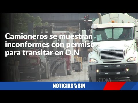 Camioneros inconformes por permiso para transitar por D.N.