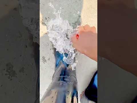 Storing Water in Shoes 👟|| ~ mini wood toy-woodworking art skill /wood / hand crafts/ #shorts