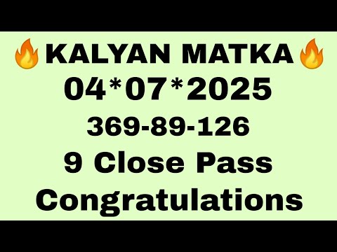 𝐊𝐚𝐥𝐲𝐚𝐧 𝐒𝐚𝐭𝐭𝐚 𝐌𝐚𝐭𝐤𝐚 04-07-2025 | 𝐒𝐭𝐫𝐨𝐧𝐠 𝐉𝐨𝐝𝐢 𝐓𝐨𝐝𝐚𝐲 | 𝐊𝐚𝐥𝐲𝐚𝐧 𝐂𝐡𝐚𝐫𝐭 | 𝐊𝐚𝐥𝐲𝐚𝐧 𝐓𝐫𝐢𝐜𝐤 𝐓𝐨𝐝𝐚𝐲 | 𝐊𝐚𝐥𝐲𝐚𝐧 𝐌𝐚𝐭𝐤𝐚