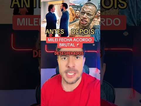 Javier Milei fecha acordo com Bukele  de El Salvador e deixa criminosos desesperados 🚨