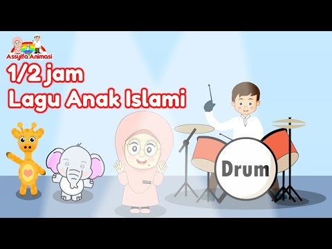 Lagu Anak Islami -  Allahul Kaafi, Aku Mau ke Mekkah, Rukun Islam, Kisah Rasul,  dan Alif ba ta tsa