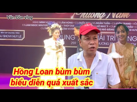 Hồng Loan, bùm bum biểu diễn quá xuất sắc tại nhà hát hồng liên Hậu Giang