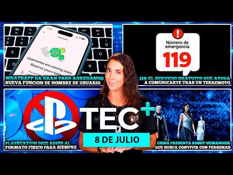 TEC+: PlayStation le dice adiós al formato físico, China presenta nuevos robots humanoides, y más