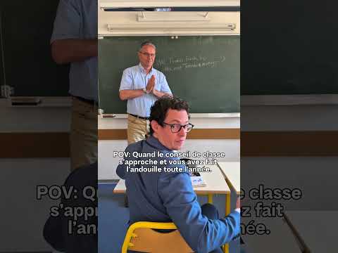 Le conseil de classe s’approche! 🤣🤡 #englishteacher #teacher #school #english #fun #students