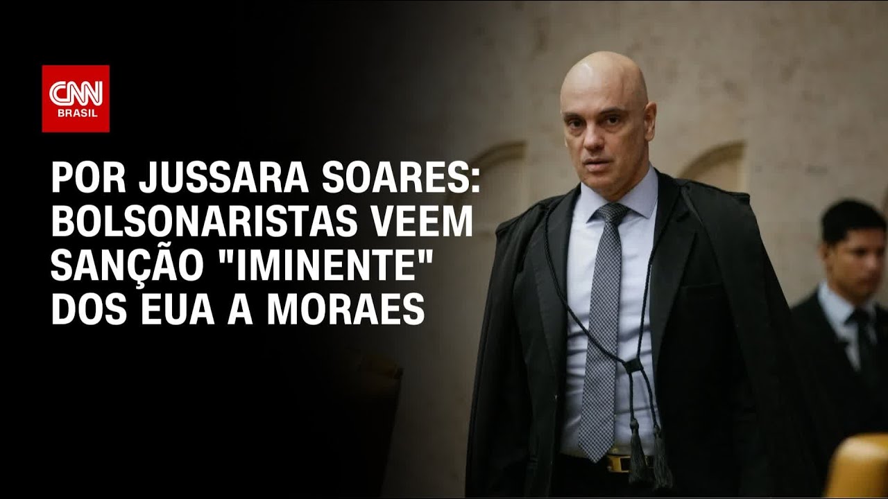 Análise: Bolsonaristas veem sanção “iminente” dos EUA a Moraes | CNN PRIME TIME