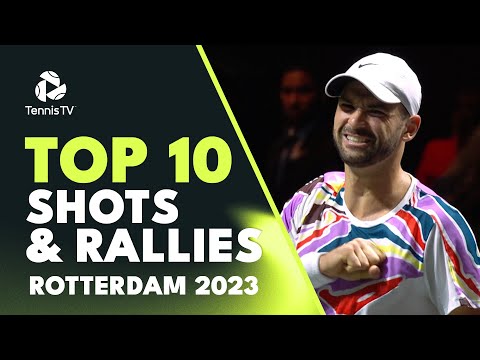 Dimitrov Headlines The Highlight Reel! | Top 10 Best Shots & Rallies from Rotterdam 2023