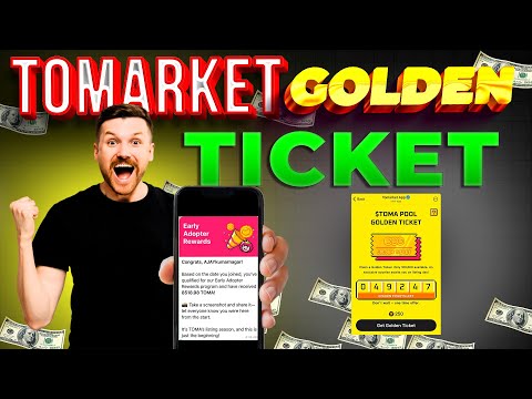 Tomarket Golden Ticket | Tomarket Token Claim | Tomarket Star Purchase | Tomarket Wallet Connect