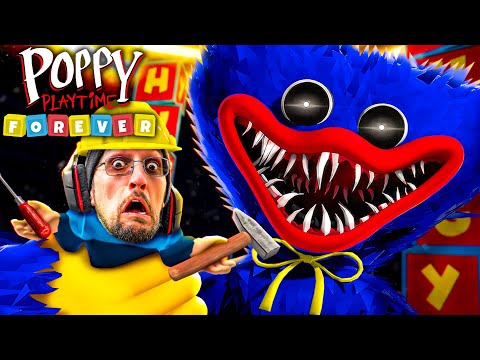 Poppy Playtime: Forever! Huggy Wuggy = OVERPOWERED! (FGTeeV Roblox Build Mode)