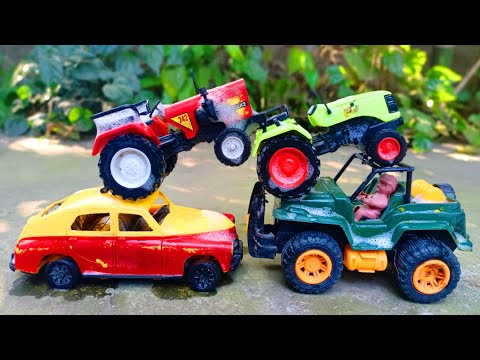 Mini tractor trolley parking to another place | Arjun novo tractor | jcb tractor video | jcb video