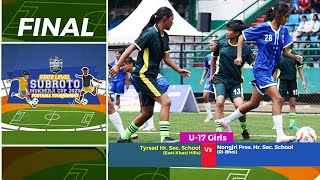 State Level Subroto Mukherjee Cup Football 2025 Final Under 17th Girls