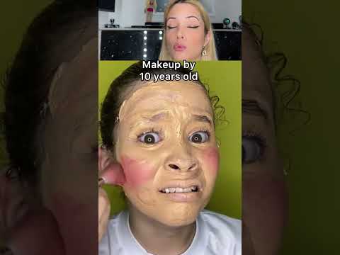 Make-up tutorial by 10 years old 🫶yes or not? #makeup #tutorial #makeuptutorial #girls #cute