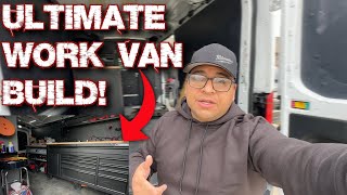 ULTIMATE WORK VAN BUILD! LOCKSMITH ELECTRICIAN CUSTOM VAN BUILD!