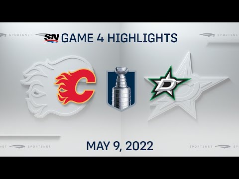 NHL Game 4 Highlights | Flames vs. Stars - May 9, 2022