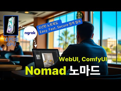 내 PC에 원격 보안 접속, 지연 없이 이미지 생성, 무료, 사용시간 제한 X
