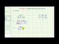 Simplifying Rational Expressions and Factors