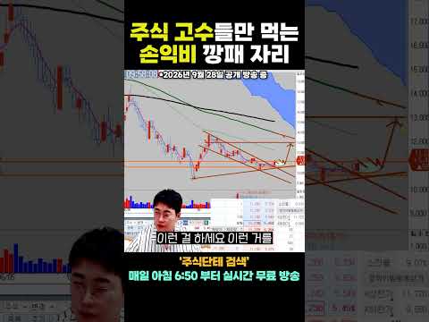주식 고수들만 먹는 손익비 깡패 타점